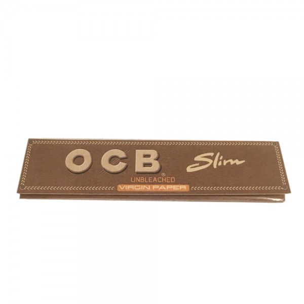 OCB Virgin Unbleached Slim Rolling Papers