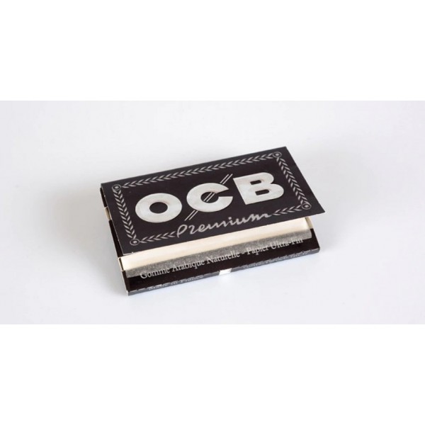OCB Premium Black Double Single Wide Rolling Papers