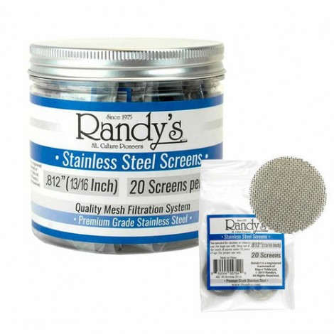 Randy's 0.812" Stainless Steel Screens