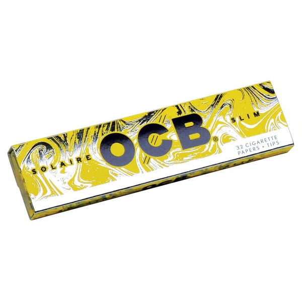 OCB Solaire Slim Rolling Papers + ...