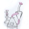 Soul Glass Recycler 8″ Bong / Dab Rig with 4mm Quartz Banger