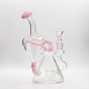 Soul Glass Recycler 8″ Bong / Dab Rig with 4mm Quartz Banger