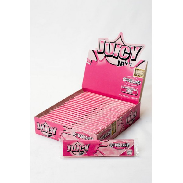 Juicy Jay's King Size Slim Cotton Candy flavoured papers