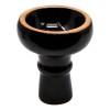 Black Ceramic Hookah Bowl