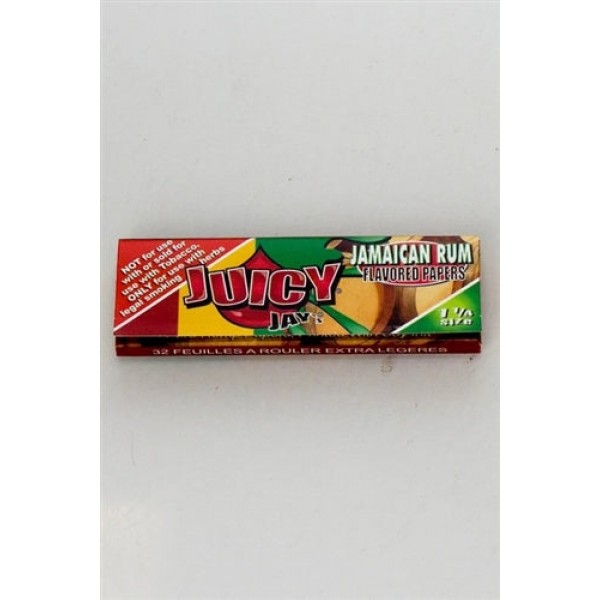 Juicy Jay's 1 1/4 Jamaican Rum flavoured papers