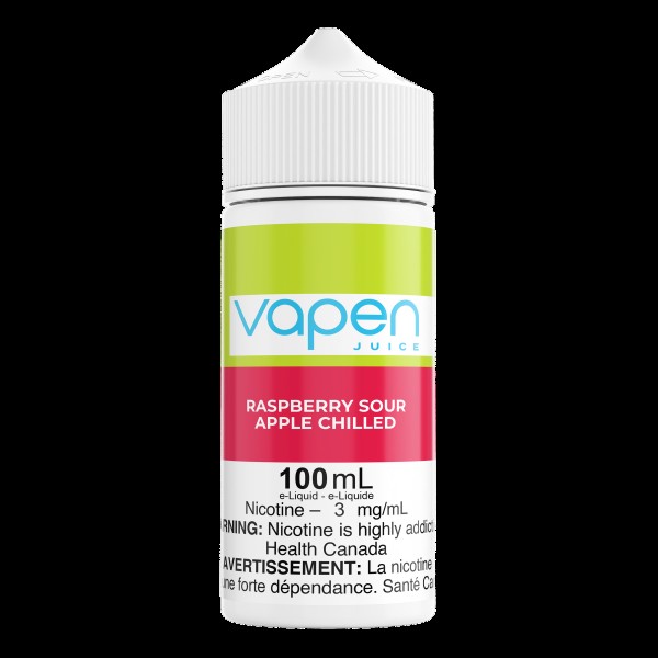 Raspberry Sour Apple Chilled - Vapen Juice