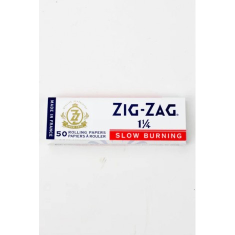 Zig-Zag White 1 1/4" 50 pc