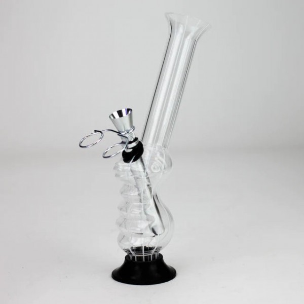 8" Stripe acrylic water pipe assorted