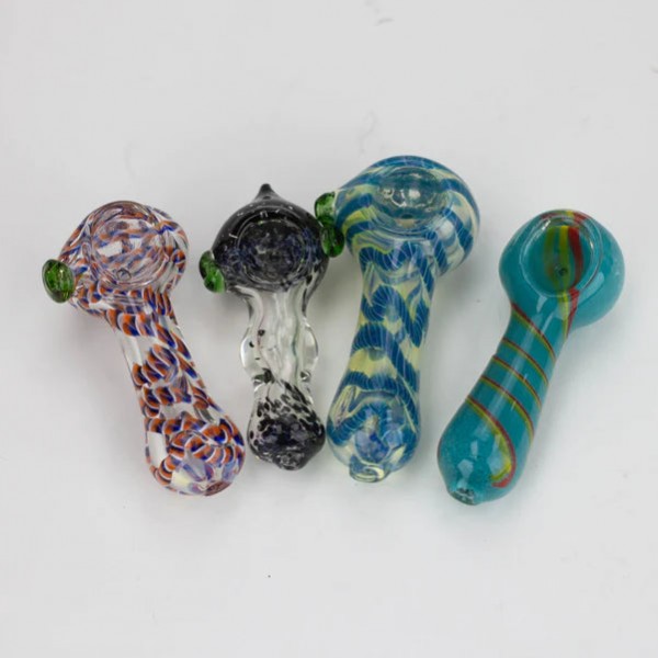 3.5” Assorted Design Soft Glass Hand ...