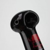 3" Heavy glass Black Hand Pipe