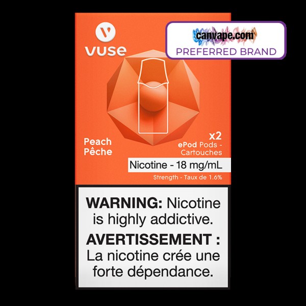 Vuse - Peach ePod Replacement Pods