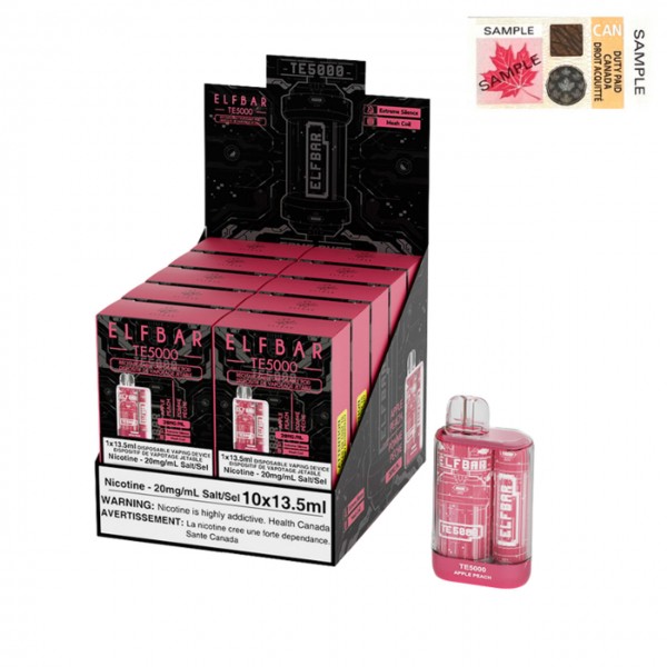 ELF Bar Rechargeable Disposable Vape TE5000 ...