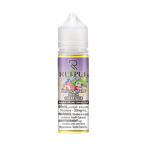 Groovy Grape Peach Cherry Ice - Gcore RufPuf E-Juice