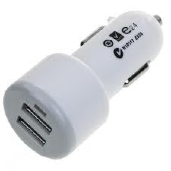 Dual port USB Car Charger 2000mAh