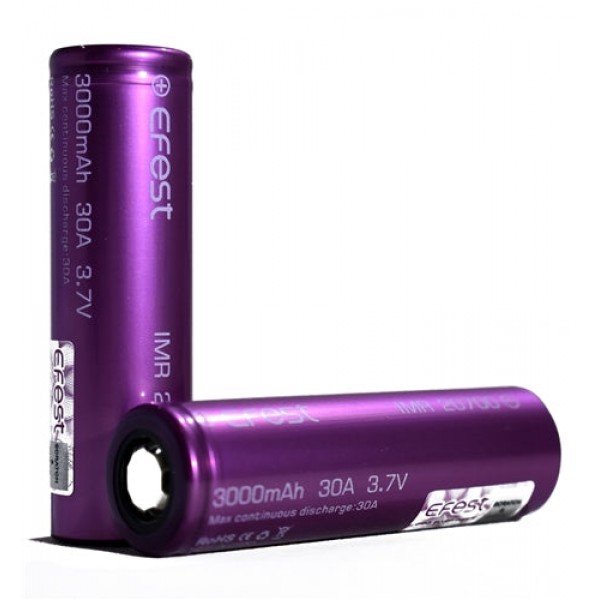 EFEST 20700 3000mAh High-Drain Battery 30A