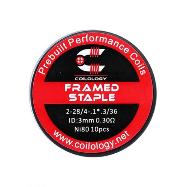 10pcs Coilology Ni80 Framed Staple Prebuilt ...